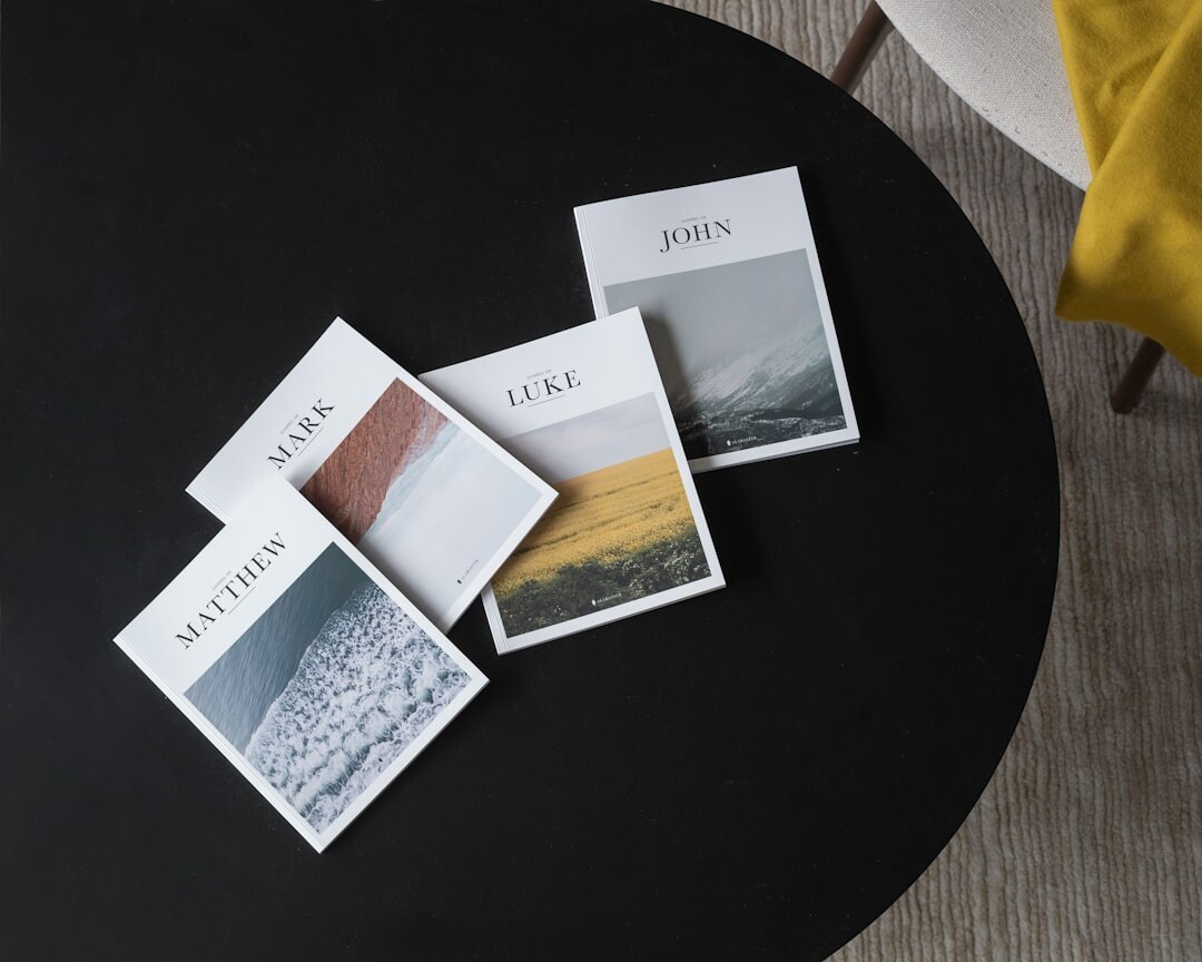 promotional materials table