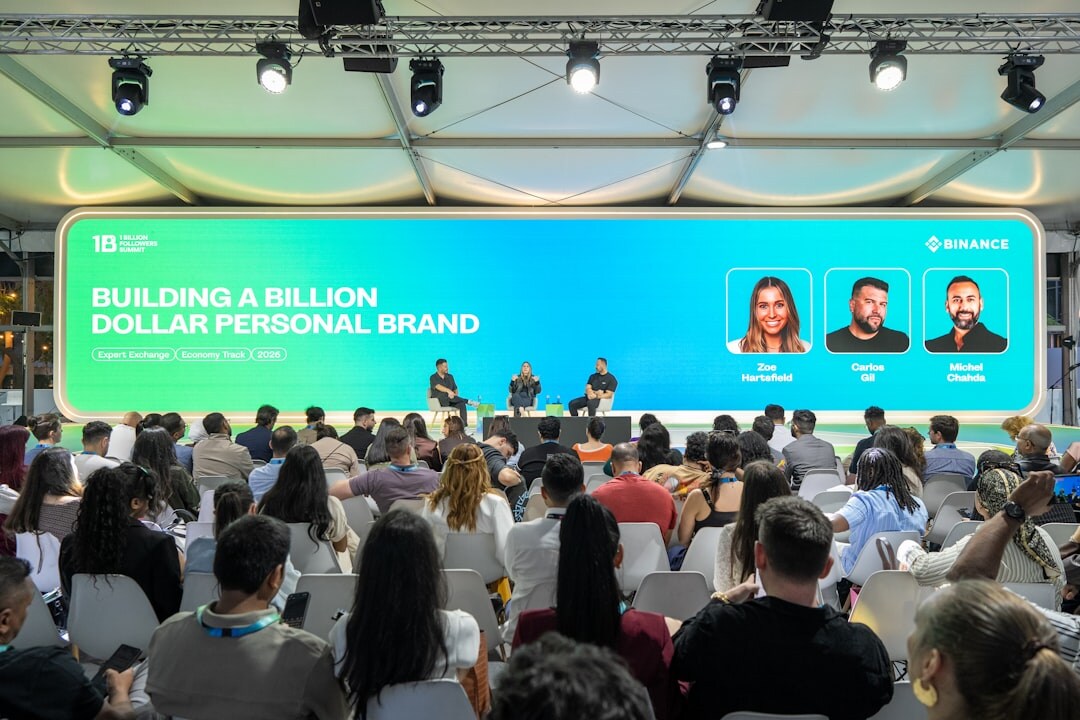 business conference stage